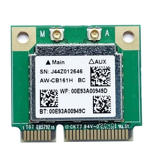 Dual Band Realtek RTL8821 AW-CB161H Wifi Wlan Karte Bluetooth 4.0 Combo Ha2390 - Bild 1 von 6