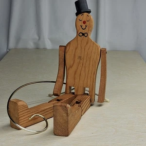 Wooden Dancing Frosty The Snowman Limberjack - Picture 1 of 12