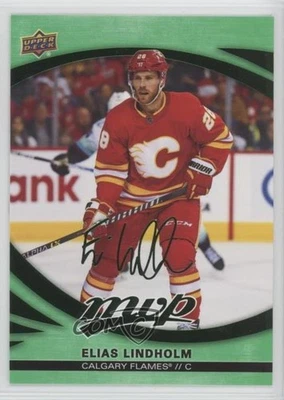 2023-24 Upper Deck MVP Green Script Elias Lindholm #83 - Image 1 of 2
