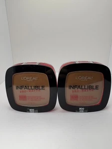 2 PACK Loreal Paris Infallible Pro-Matte Powder #800 Cocoa - SEALED - Picture 1 of 3
