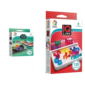 smart games - IQ Six Pro, Puzzle Game with 120 Challenges, 3 Playing Modes, 8+ Y - Picture 1 of 10