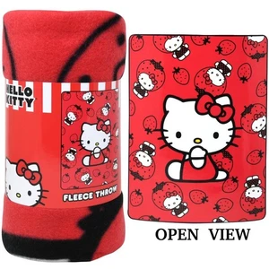 Hello Kitty Red 45x60” Fleece Throw – Soft, Cozy, and Stylish - Picture 1 of 1