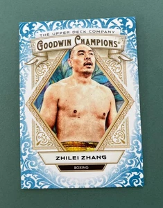 2025 Upper Deck Goodwin Champions Zhilei Zhang Turquoise #12 Boxing - Picture 1 of 2