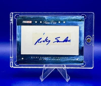 2007 TRISTAR Signa Cuts Cut Auto /135 Ricky Sanders Auto Redskins Posse - Image 1 of 4