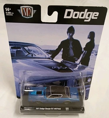 M2 Machines 1971 Dodge Charger R/T 440 Pack R99 23-31 1/9600 Ltd. Ed.  - Image 1 of 4