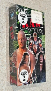 WWF RAW ATTITUDE VHS (1998) -- Toys R Us Exclusive -- Sealed - Picture 1 of 3