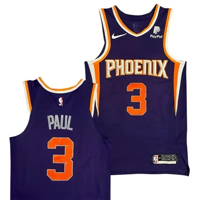Auténtica camiseta Nike 2019/20 Phoenix Suns Chris Paul edición icono NBA para hombre 40’s Foto 1 de 4