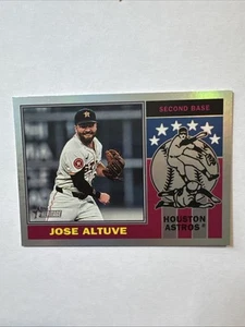 2025 Topps Heritage Baseball Player Icons Holo Silver Foil # 76PI-4 Jose Altuve - Bild 1 von 2