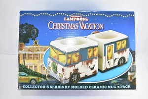 NATIONAL LAMPOONS CHRISTMAS VACATION COUSIN EDDIES RV 2 MUGS SET - Imagen 1 de 9