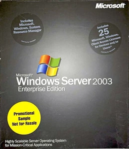 Microsoft Windows Server 2003 • Enterprise Edition x86 • Open Box • Product Key - Picture 1 of 5