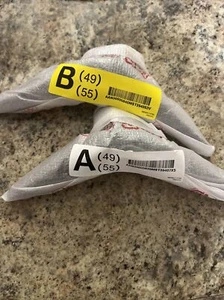 LG TV BASE STAND REPLACEMENT LEGS MEZ64114729 MEZ64114730 - NO SCREWS -  NEW - Picture 1 of 4