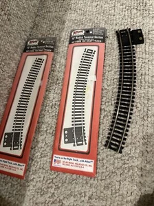 Lot of 2 Atlas 90 845 HO Code 100 18" Radius Curved Terminal Section - Picture 1 of 1