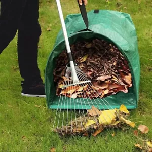 Large Capacity Garden Bag, Reusable Leaf Sack,Light Trash Can, Foldable Garden G - Picture 1 of 11