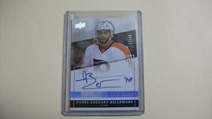 Pierre-Edouard Bellemare 2014-15 Upper Deck Artifacts Autofacts auto card # APB 