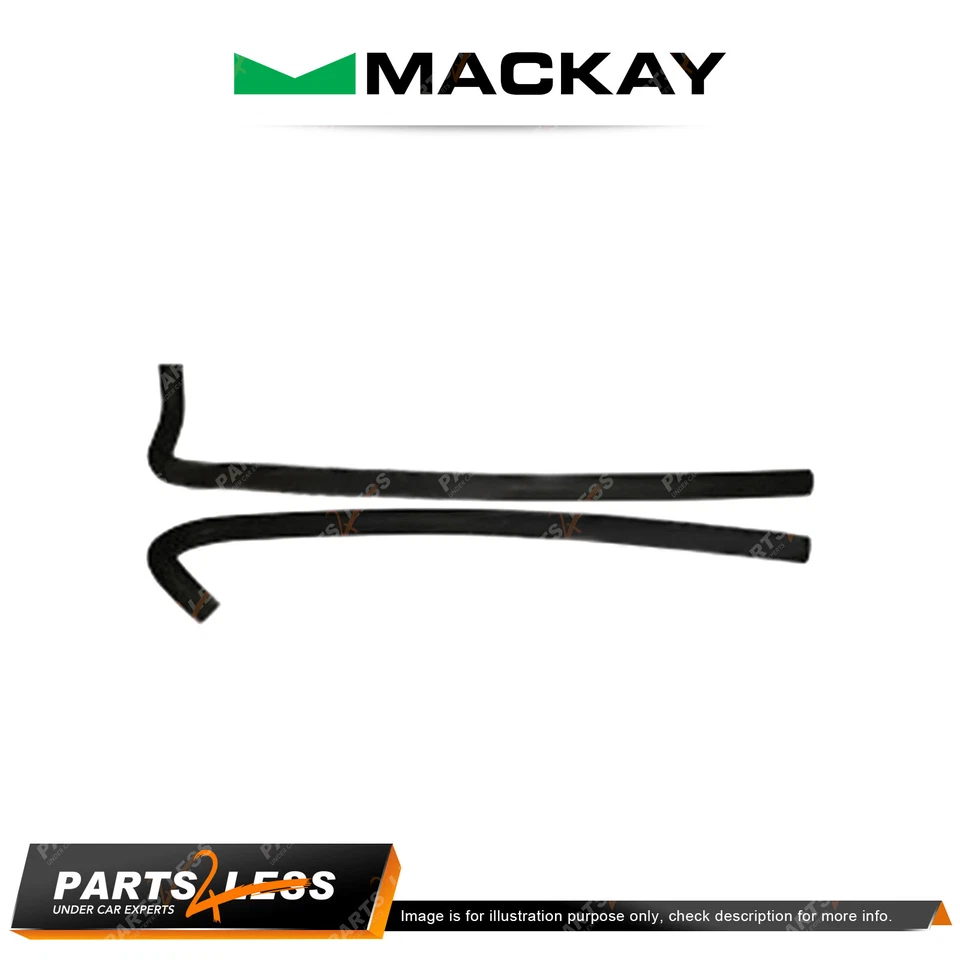 Mackay Heater Hose Set fits Daihatsu Rocky 2.8L DFI DTFI DL 1984-1999 - image 1 of 2