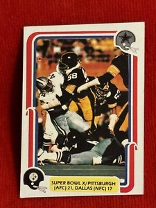 1980 Fleer NFL Team Action - #66 Dallas Cowboys, Pittsburgh Steelers - Picture 1 of 2