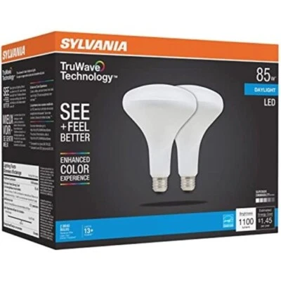 Sylvania LED TruWave Natural Series BR40 Light Bulb, 85W Equivalent Daylight - Image 1 of 3