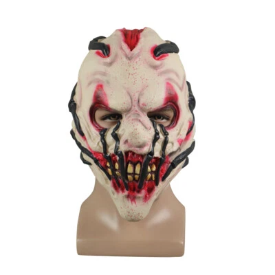 New Halloween Scary Zombie Mask Dead Walker Skull Masquerade  Latex Mask Props - Image 1 of 4