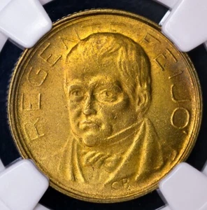 Brazil 500 Reis 1938 MS64 NGC aluminum-brass KM#540 500R Ultra Gem Finest Pop 2 - Picture 1 of 9