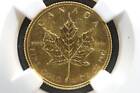 NobleSpirit No Reserve GOLD 1982 CANADA G$10 MAPLE LEAF NGC Ms62