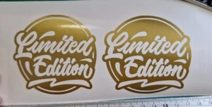 2x Pegatinas Edición Limitada 7cm Coche Moto Pegatinas Tuning JDM Nuevo Redondo - Imagen 1 de 7
