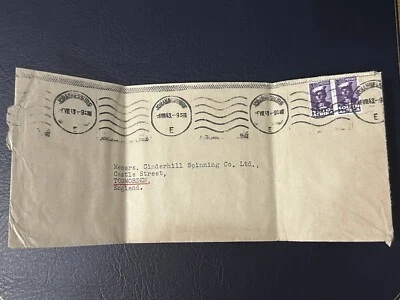 South Africa 1943 WWII COVER TO ENGLAND JOHANNESBURG POSTMARK - Image 1 of 3