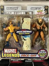 MARVEL LEGENDS FACE-OFF  WOLVERINE VS SABRETOOTH SEALED FIGURE TOYBIZ Variants