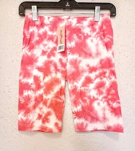 Pink Angel Pink Tie-Dye Biker Shorts Girls Size 14 - Picture 1 of 7