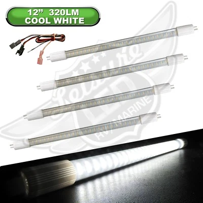 4 x 12-30V DC-LED F8T5 Tube Light-T5 12" (Overall 11-3/4")-4W Cool 6500K for RV - Image 1 of 4