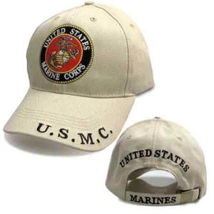 Paquete de 2 gorras bordadas USMC Marines Cuerpo de Marines de los Estados Unidos Semper Fi - Imagen 1 de 11