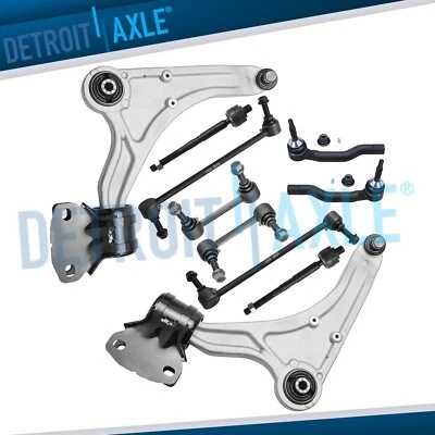 Front Lower Control Arms Tierods Sway Bars for 2013-2020 Ford Fusion Lincoln MKZ - Image 1 of 4