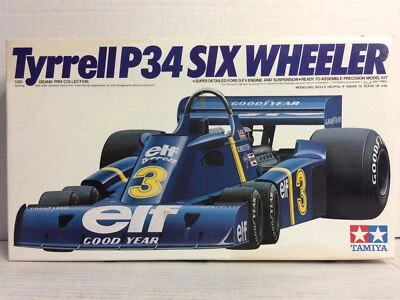 Kit Tamiya 2001 Ken Tyrell P34 Six Wheeler 1:20 modelo coche kit SIN CALCOMANÍAS Foto 1 de 4