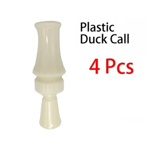 4X Duck Calls for Greeting and Feeding Call Rugged SINGLEREED ABS Plastic Decoys - Picture 1 of 7
