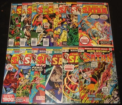 MARVEL SPOTLIGHT SON OF SATAN LOT OF 13 #12-23 #1-8! BRONZE MARVEL! GHOST RIDER! - Image 1 of 4