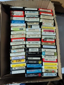 Lot Of 58 8 Track Tapes, Untested Conway Twitty, Charlie Pride, Johnny Cash  - Bild 1 von 17