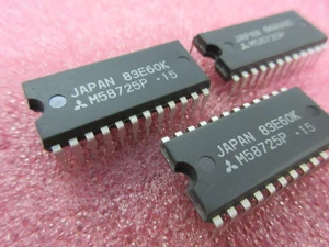 16K DIP24 Vintage SRAM M58725P M58725P-15 2Kx8 MITSUBISHI, ARCADE, PINBALL x2pcs - Picture 1 of 2