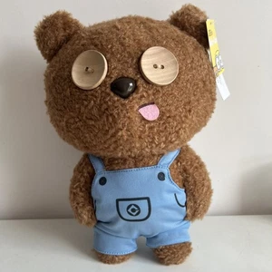 Minions Bob’s Bear Tim Plush Despicable Me Teddy Soft Toy Button Eyes 30cm BNWT - Picture 1 of 8