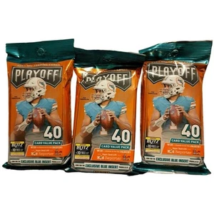 2021 Panini Playoff Football Jumbo Value Pack (Blue Insert Parallels!) Lot of 3 - Picture 1 of 1
