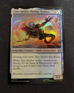 Sun-Spider, Nimble Webber (FOIL) x1 - Magic The Gathering Marvel's Spider-Man SPM #154 - Imagen 1 de 1