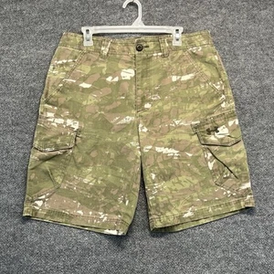 Under Armour Shorts Men 34 Green Camouflage Loose Cargo 10" inseam - Picture 1 of 10