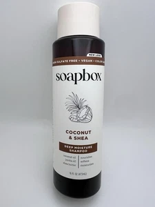Soapbox Coconut & Shea Deep Moisture Shampoo  16 oz - Picture 1 of 3