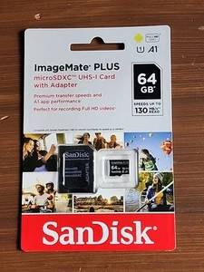 SanDisk 64GB ImageMate Plus SDXC UHS-1 Memory Card - Picture 1 of 2