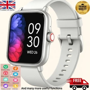 2025 HD Smart Watch For Men/Women, Sports Smartwatch Bluetooth iPhone Samsung - Picture 1 of 6