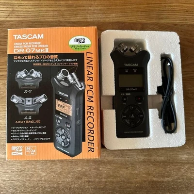 TASCAM DR-07MKII Portable Digital Audio Recorder Handheld IC Recorder Japan - Bild 1 von 3