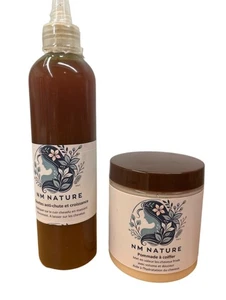 Kit des produits 100 % naturel gouttes, pommade pour la pousses des cheveux - Imagen 1 de 2