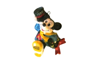 Vintage Schmid 1989 Mickey Mouse Ceramic Christmas Ornament - Picture 1 of 4
