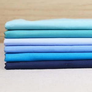 6pc Blue Sewing Precut Cotton 10" Squares Quilt Fabric Craft DIY - Picture 1 of 2