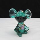 Fenton Spruce Green Grapes Hand Painted Mouse 1998 C1234