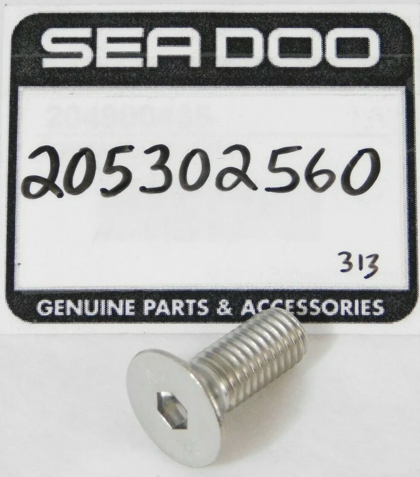 1 NUEVO Genuino Sea Doo Can-Am OEM Cabeza Allen Montaje al ras Tornillo Perno OEM 205302560 Foto 1 de 3