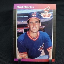 1989 Donruss Baseball Card Bud Black Cleveland Indians #556 (1A681)